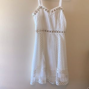 Beautiful formal eyelet dress!